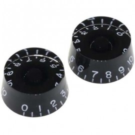 Knob 1/4" Shaft Black Right Speed