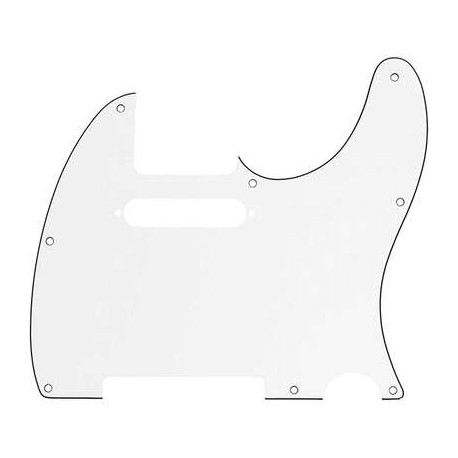 Pickguard Telecaster 8-Hole Mount Parchment 3-Ply 0991375000