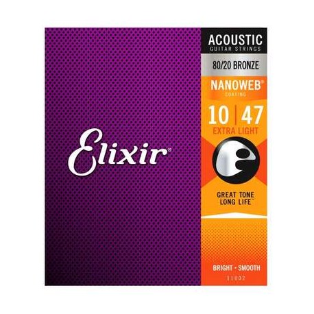 Elixir Nanoweb Acustica (.10-.047) 11002