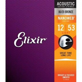 Elixir Nanoweb Acustica (.12-.053) 11052