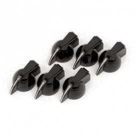 Chicken Head Amplifier Knobs Pure Vintage Black, (6) 0990935000