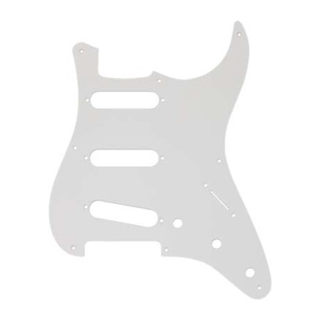 Pickguard Stratocaster S/S/S, 8-Hole Mount, Whit, 1-Ply 0992017000