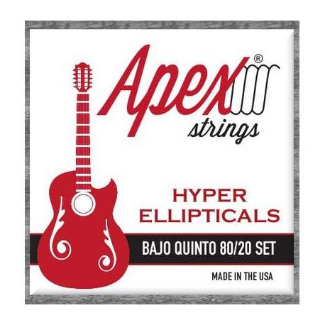 BXB2874 Apex "Hyper Ellipticals" Bajo Quinto Bronze Set