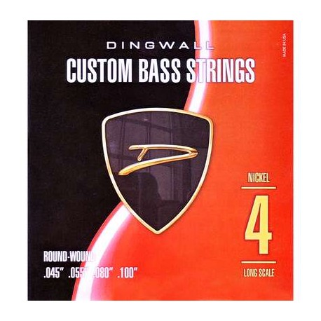 Bass String set. 4-string. Long-Scale. Nickel Plated US4LNi