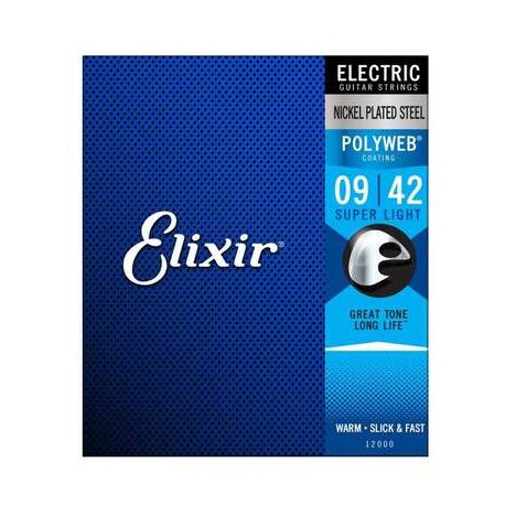 Elixir Polyweb Elect Super Light (.009-.042) 12000