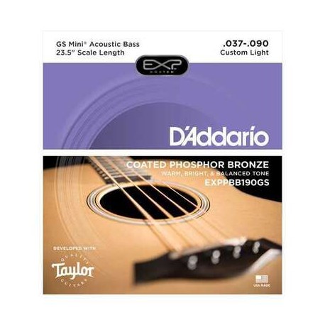 Cuerdas Taylor 37-90 D'Addario EXPPBB190GS