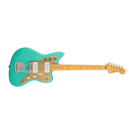 40th Aniv Jazzmaster Vintage Edition Maple Gold Anodized Pickguard Satin Seafoam Green 0379520549