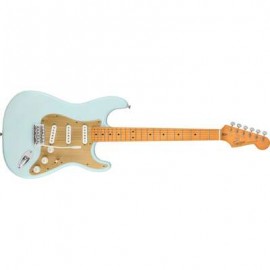 40th Aniv Stratocaster Vintage Edition Maple Gold Anodized Satin Sonic Blue 0379510572