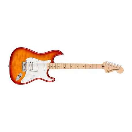 Affinity Series Stratocaster FMT HSS Maple White Pickguard Sienna Sunburst 0378152547