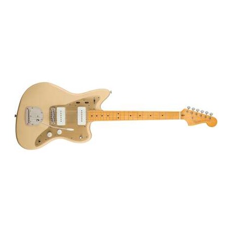 40th Aniv Jazzmaster Vintage Edition Maple Gold Anodized Pickguard Satin Desert Sand 0379520589