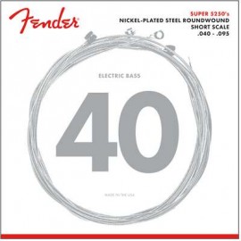 Super 5250 Bass Strings Nickel-Plated Steel Rnwd Short Scale 5250XL .040-.095 Gauges (4) 0735250402