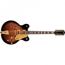 G5422G-12 Electromatic Classic Hollow Body Double-Cut 12-String Laurel Single Bar Burst 2516319593