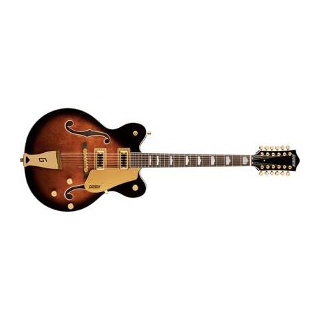 G5422G-12 Electromatic Classic Hollow Body Double-Cut 12-String Laurel Single Bar Burst 2516319593