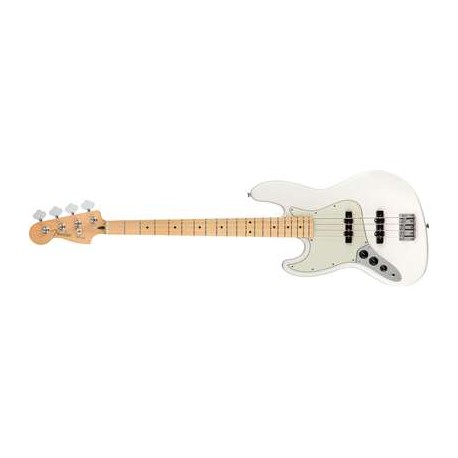 Player Jazz Bass Left-Handed Maple Polar White 0149922515