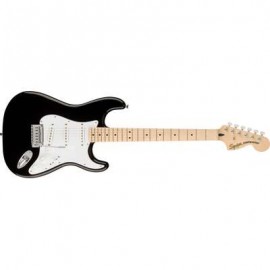 Affinity Series Stratocaster Maple White Pickguard Black 0378002506