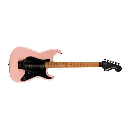 Contemporary Stratocaster HH FR Roasted Maple  Black Pickguard Shell Pink Pearl 0370240533