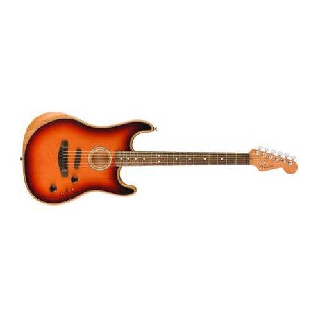 Fender Acoustasonic Strat American Ebony FB 3-Color Sunburst 0972023200